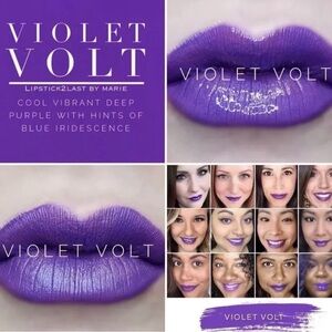 SeneGence Lipsense VIOLET VOLT Lip Color Gloss Lipstick Sealed